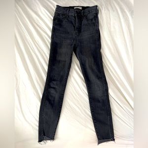 Madewell black denim size 25